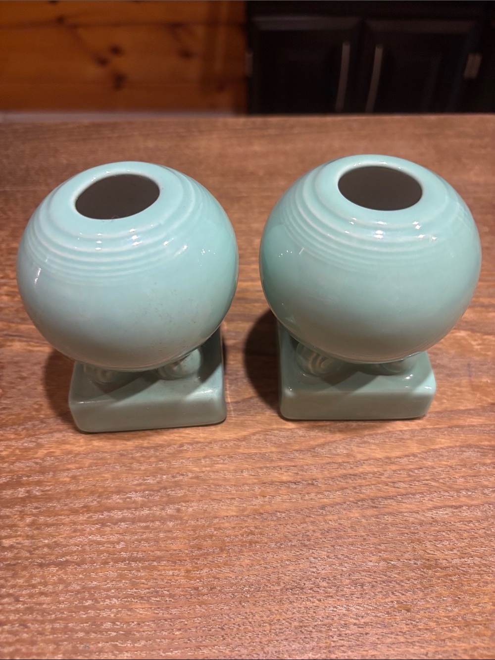 Homer Laughlin Fiesta Light Green Bulb Shape Candle Holder